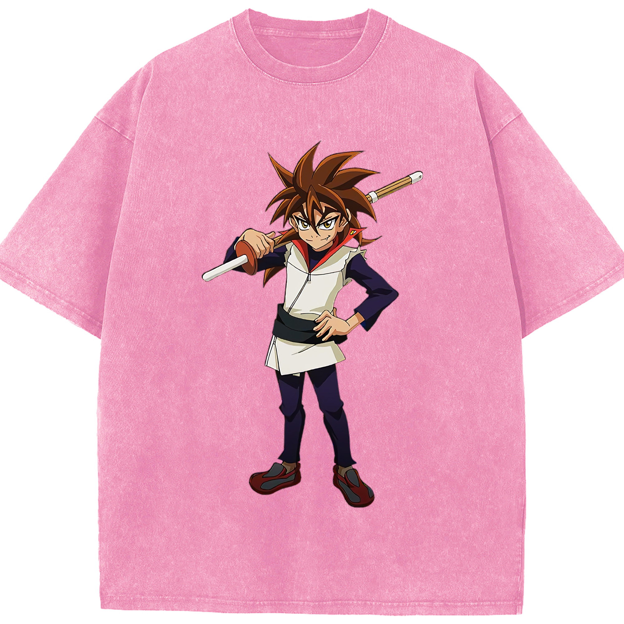 （画像用） 遊☆戯☆王 Yu-Gi-Oh! 綿100% ヴィンテージ風 半袖Tシャツ（フロントプリント）